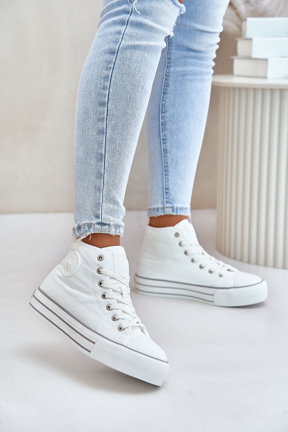  Baskets à plateforme model 201921 Step in style 