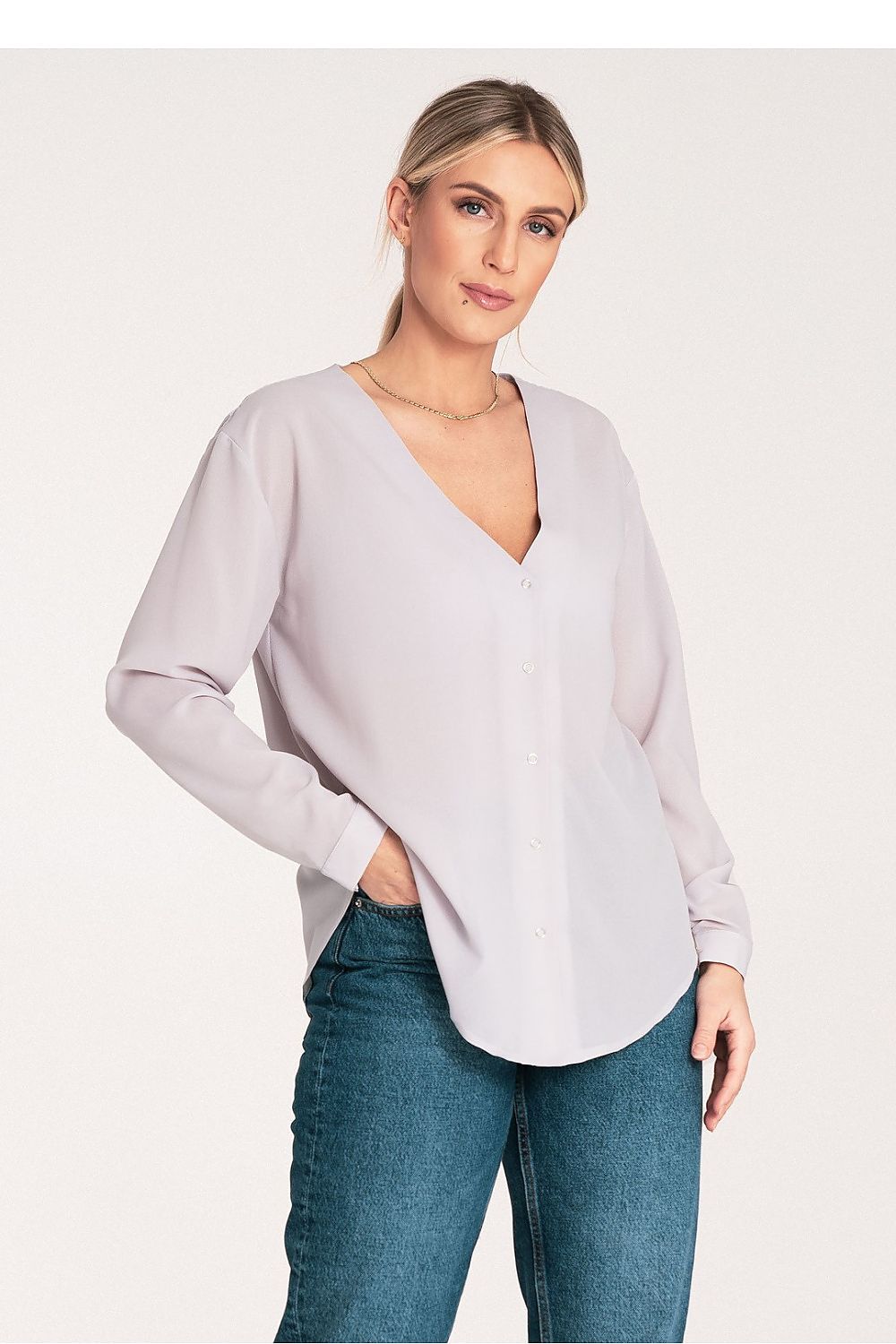  Chemise manche longue model 204325 Figl 