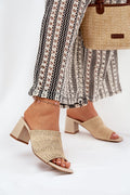  Des mules à talons model 210782 Step in style 