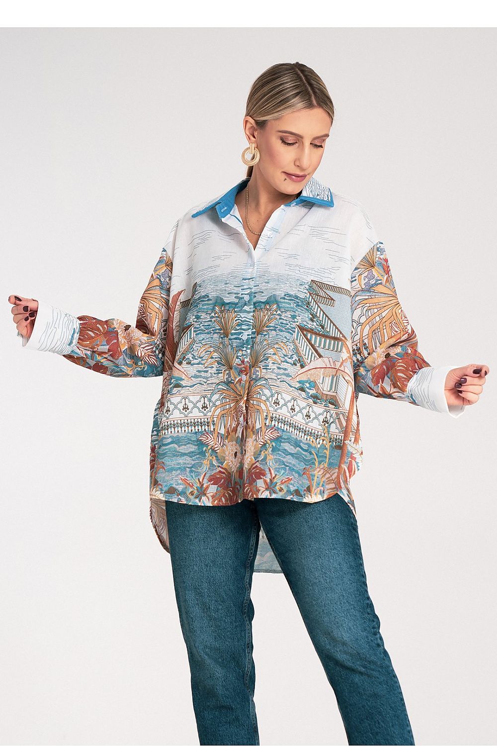  Chemise manche longue model 214920 Figl 
