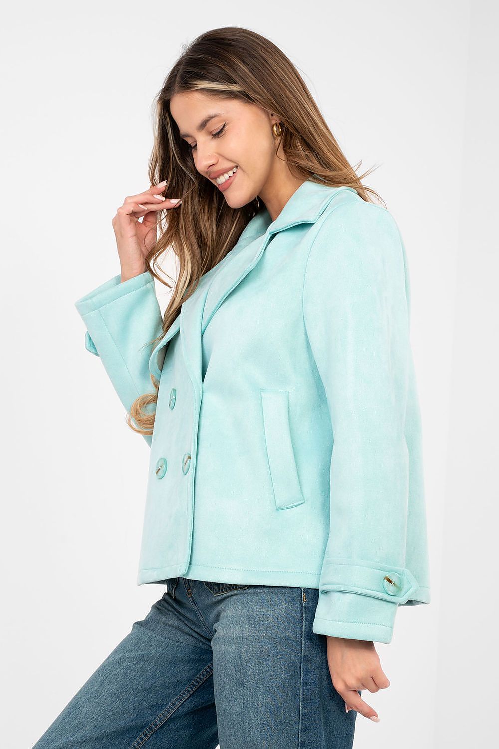  Manteau model 224730 Factory Price 