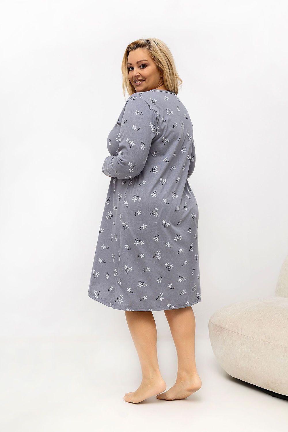  Chemise de nuit Plus Size model 226134 Forever Pink 