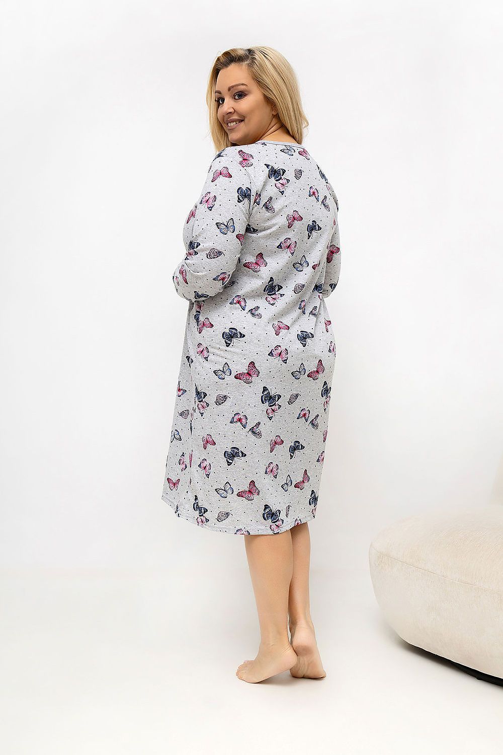  Chemise de nuit Plus Size model 226135 Forever Pink 