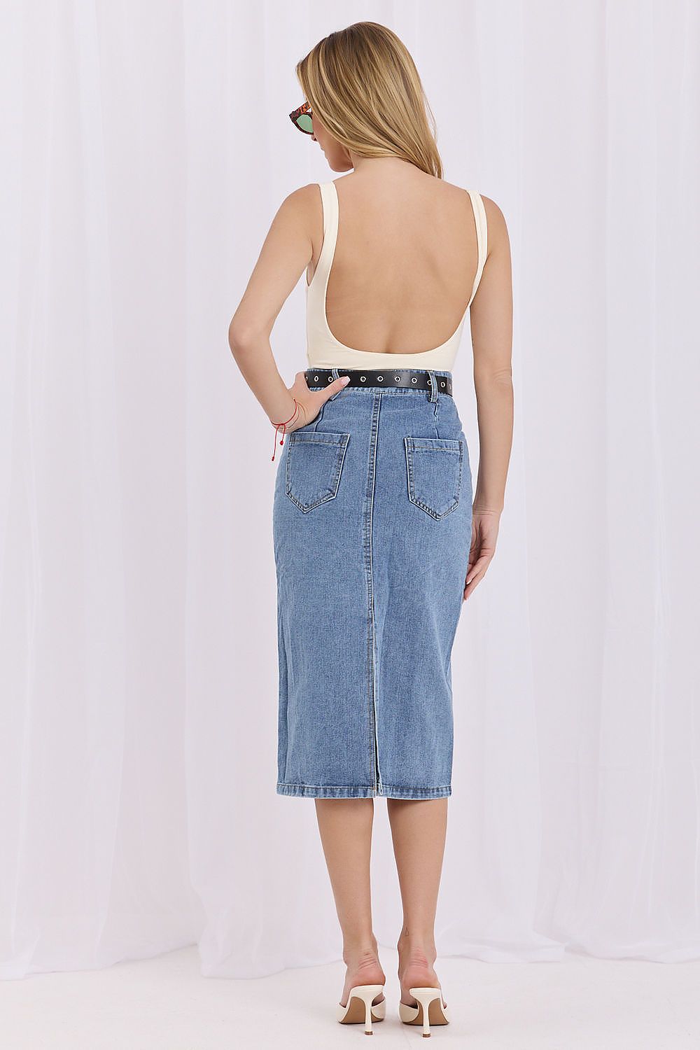  jupe en jean model 228027 Factory Price 