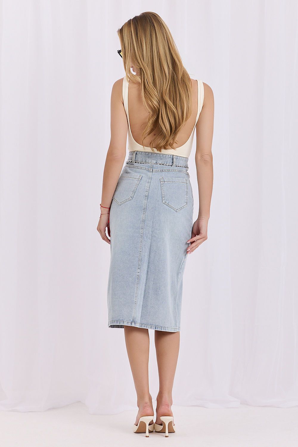  jupe en jean model 228031 Factory Price 
