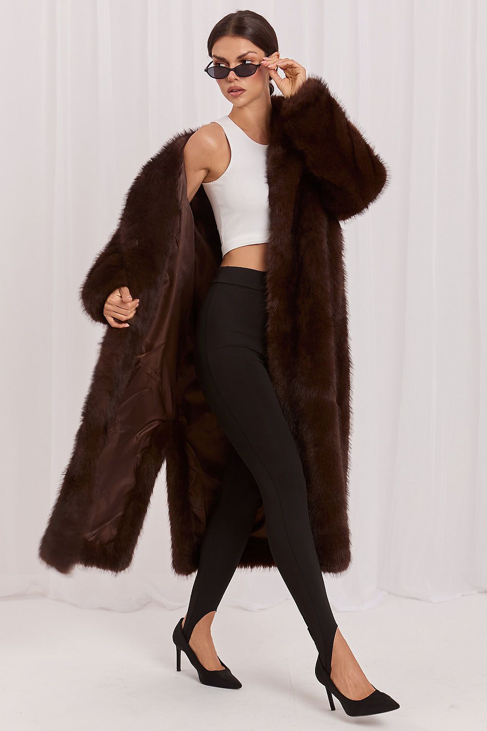  Manteau model 231157 Factory Price 