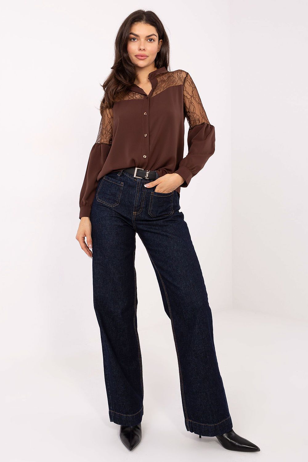  Chemise manche longue model 231526 Italy Moda 