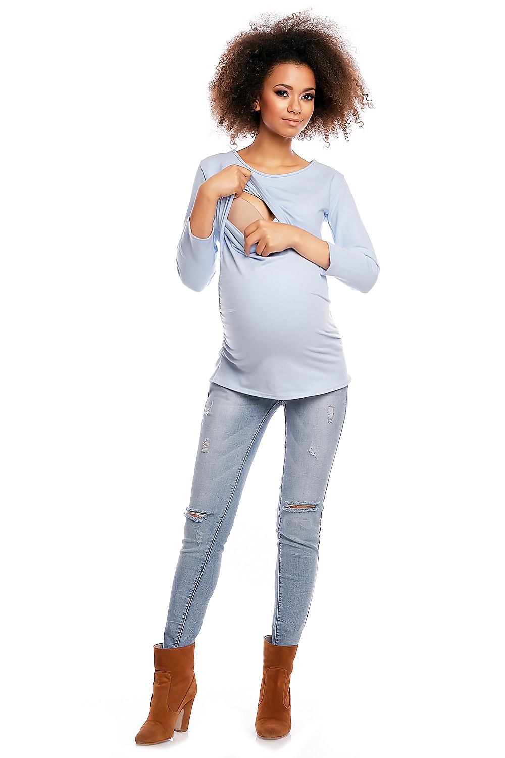  Tunique de grossesse model 84450 PeeKaBoo 