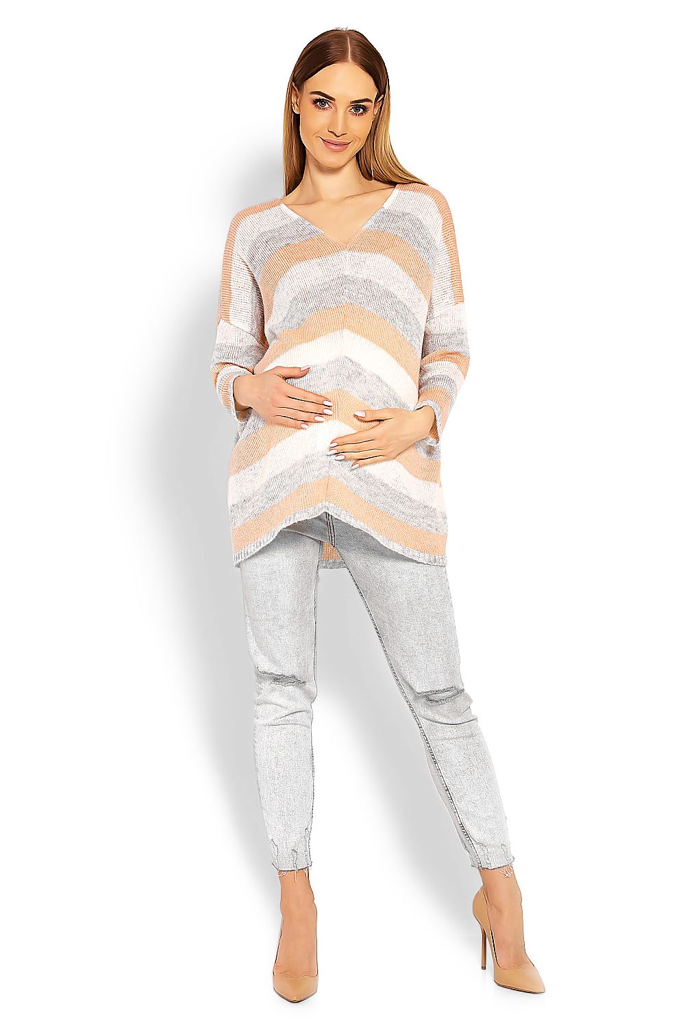  Chandail grossesse model 114524 PeeKaBoo 