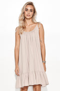  Robe de jour model 164195 Makadamia 