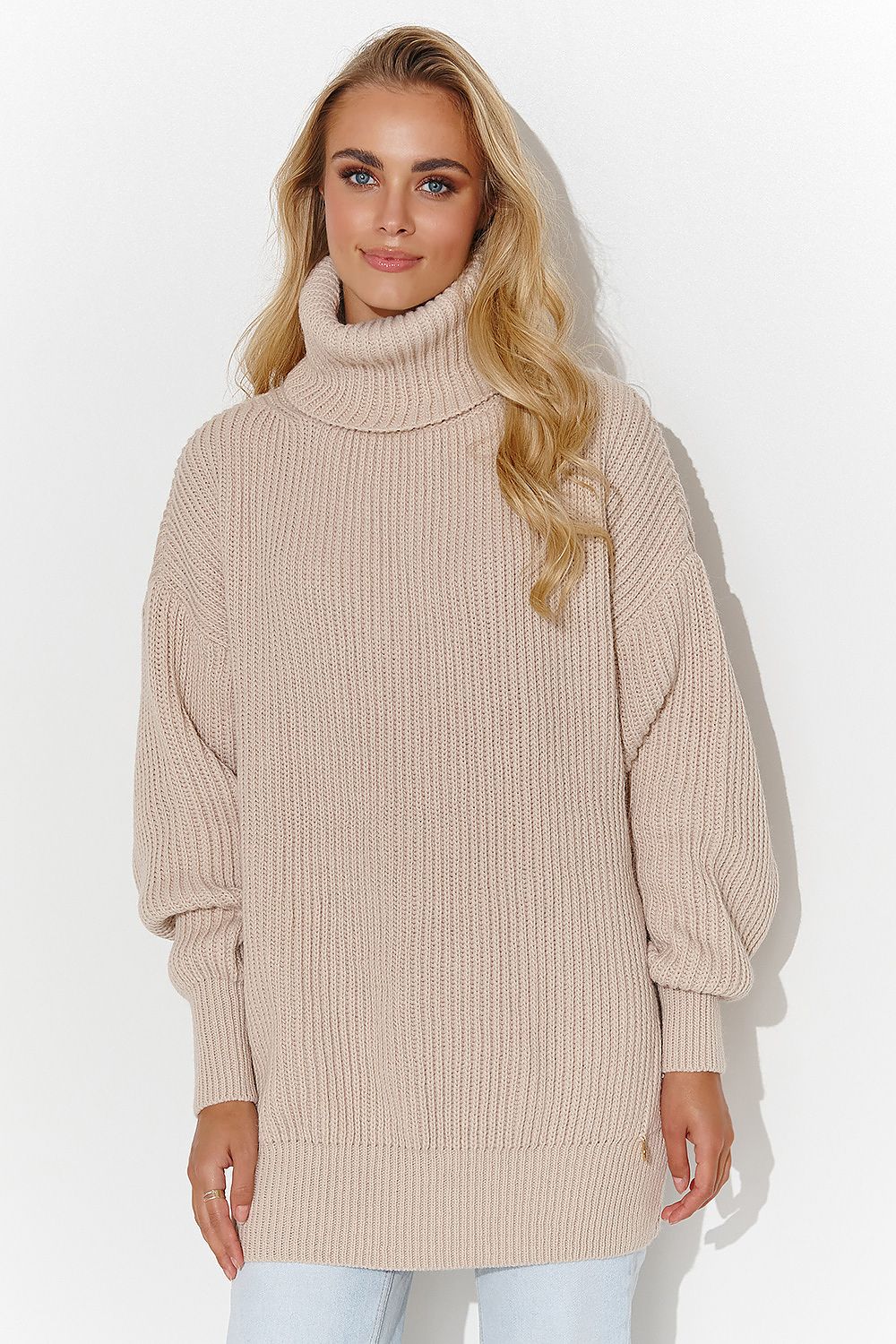  Col roulé model 185214 Makadamia 