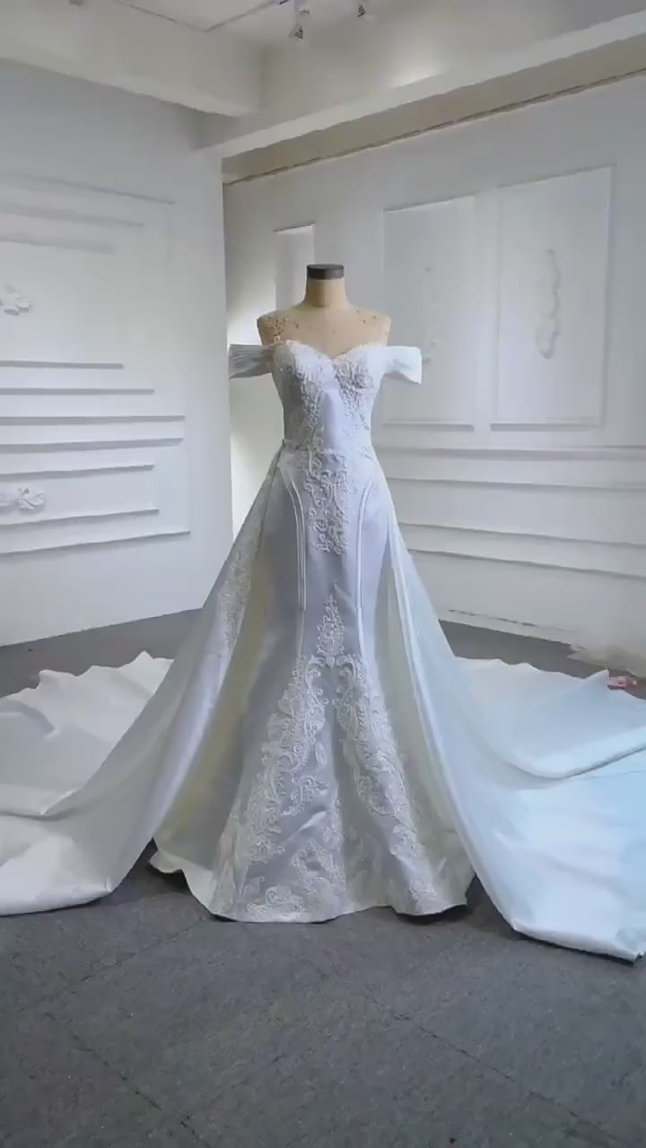 Robe de mariée sirène princesse