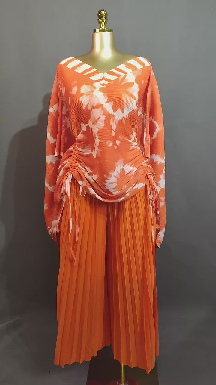Ensemble plissé femme Grande Taille