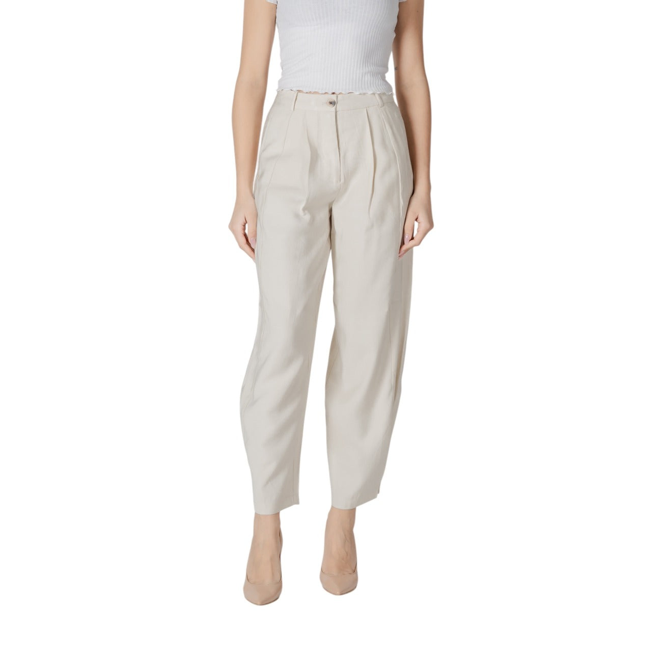Vila Clothes Femme Pantalons