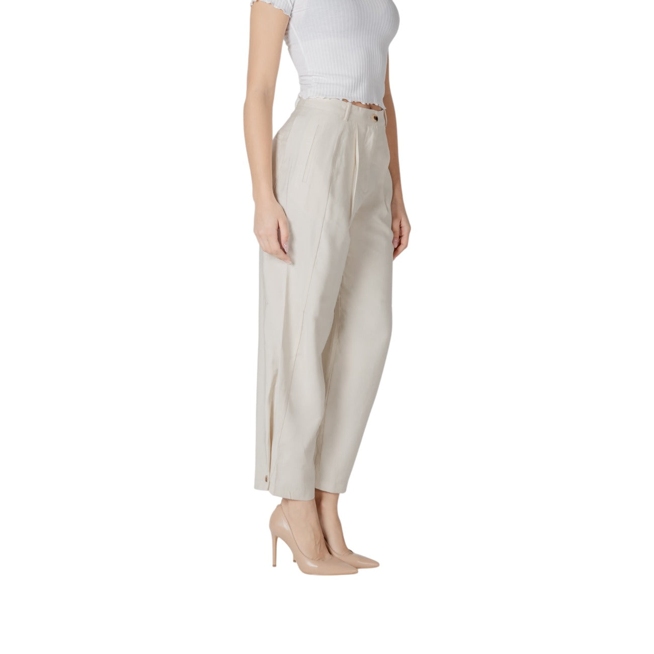 Vila Clothes Femme Pantalons