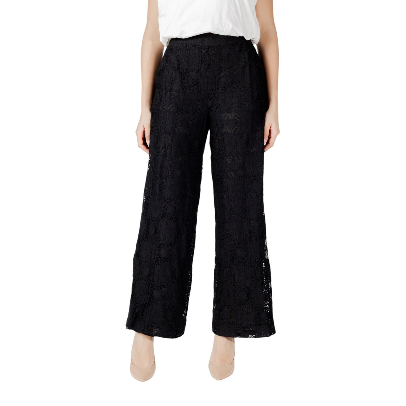 Vila Clothes Femme Pantalons