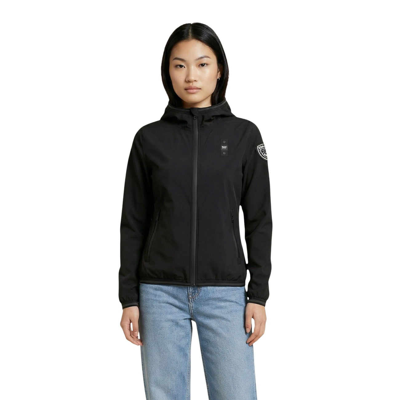Blauer Femme Jaquettes